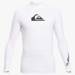 New Quiksilver All Time Long Sleeve Rashguard Shirt XL